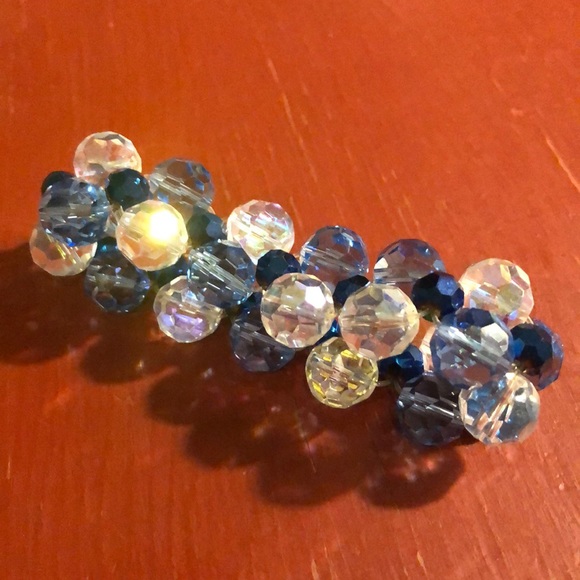 Vintage AB Crystal Stitch Bracelet - Picture 2 of 5